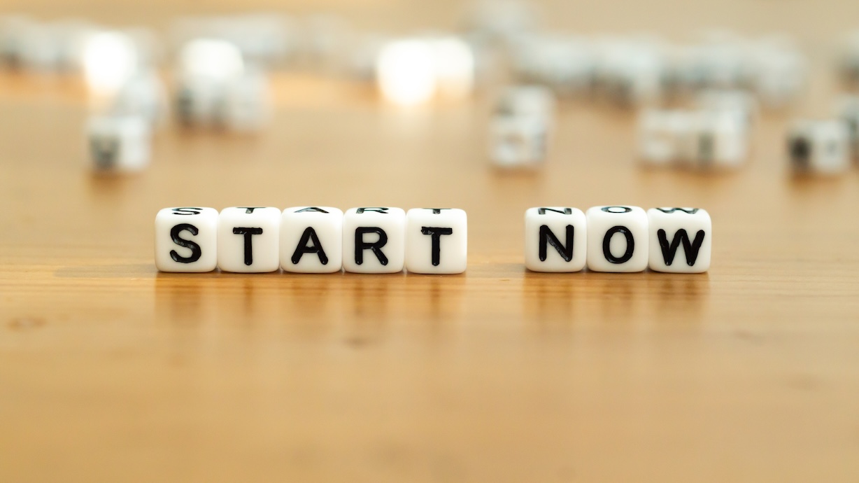 Jetzt starten – der erste Schritt ist oft der entscheidende. Bildnachweis